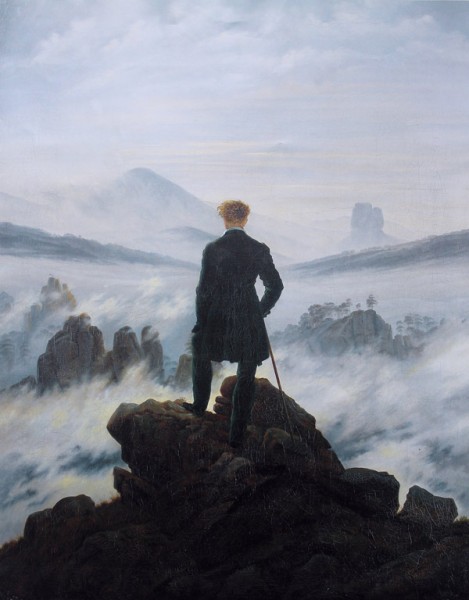 Caspar David Friedrich Le Voyageur contemplant une Mer de Nuages
